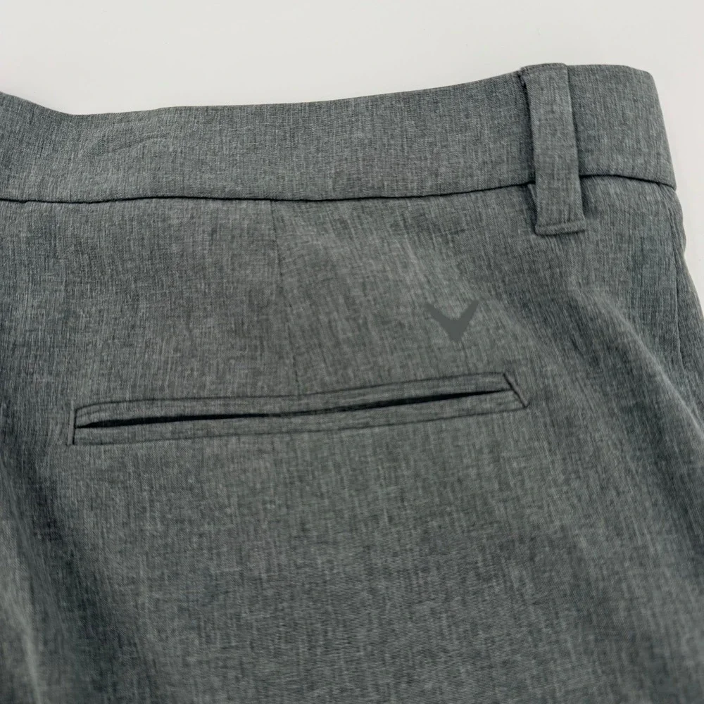Callaway Mens Heather Gray Golf Shorts Stretch Performance Size 34‎